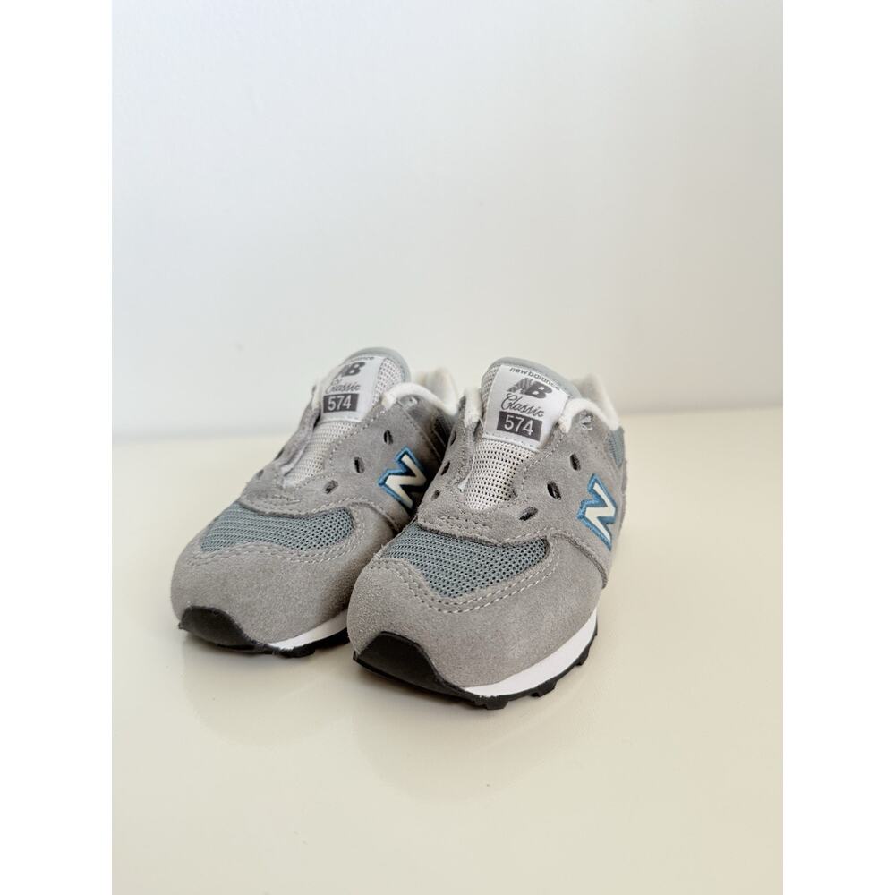 New Balance Toddler Classic 574 Sneakers Core Bungee Slip-On Size 6c